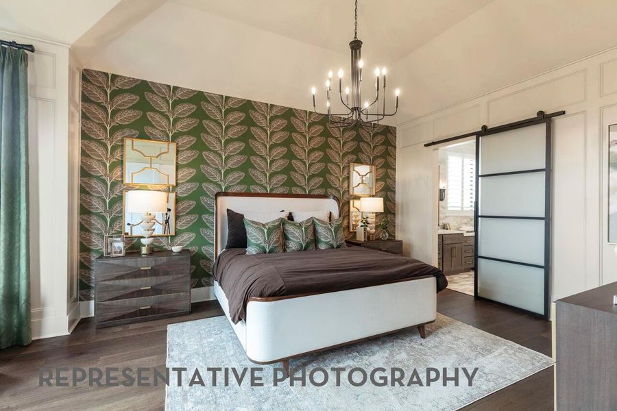 Furnished interior view inside a new home in Meridiana, Manvel (Image 22).