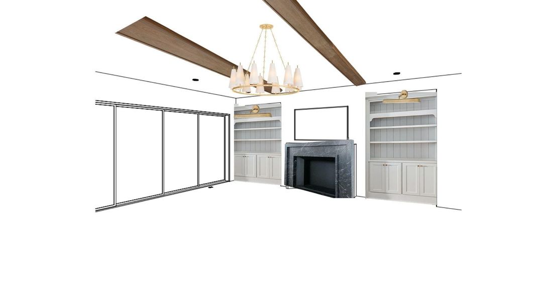 Family Room Visual*Provided for Visual representation Only