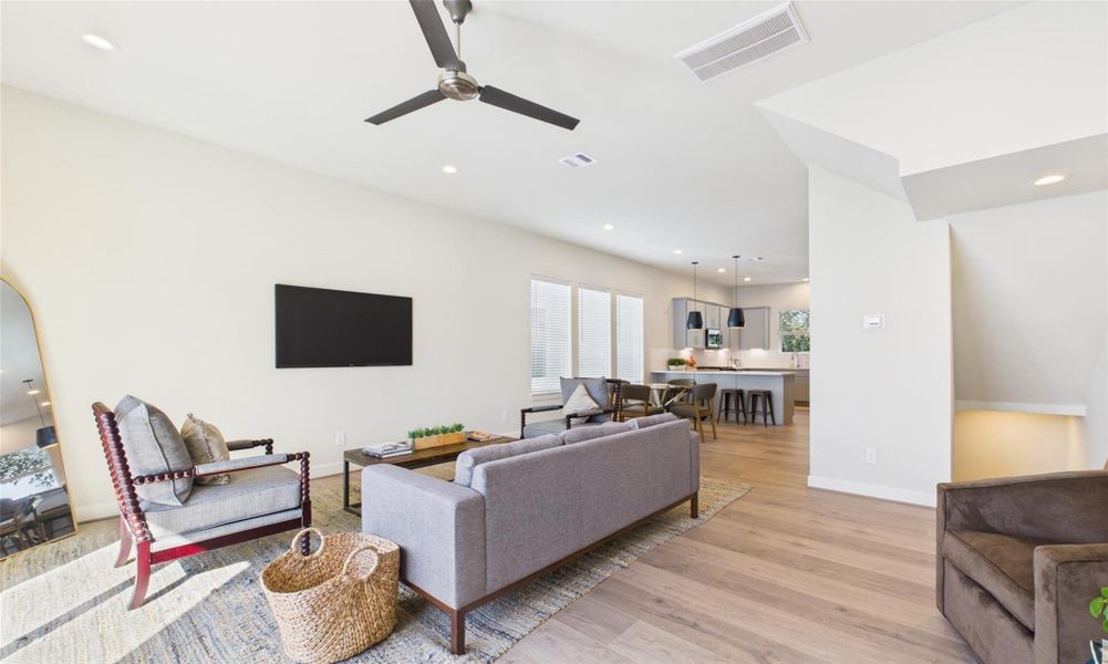 Discover the beautiful open concept style 2nd floor living room