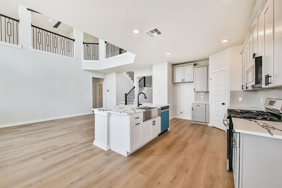 Furnished interior view inside a new home in , Manvel (Image 18). Furnished interior view inside a new home in , Manvel (Image 18).