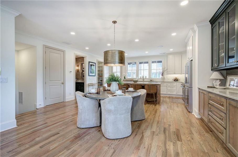 Furnished interior view inside a new home in , Cartersville (Image 15).