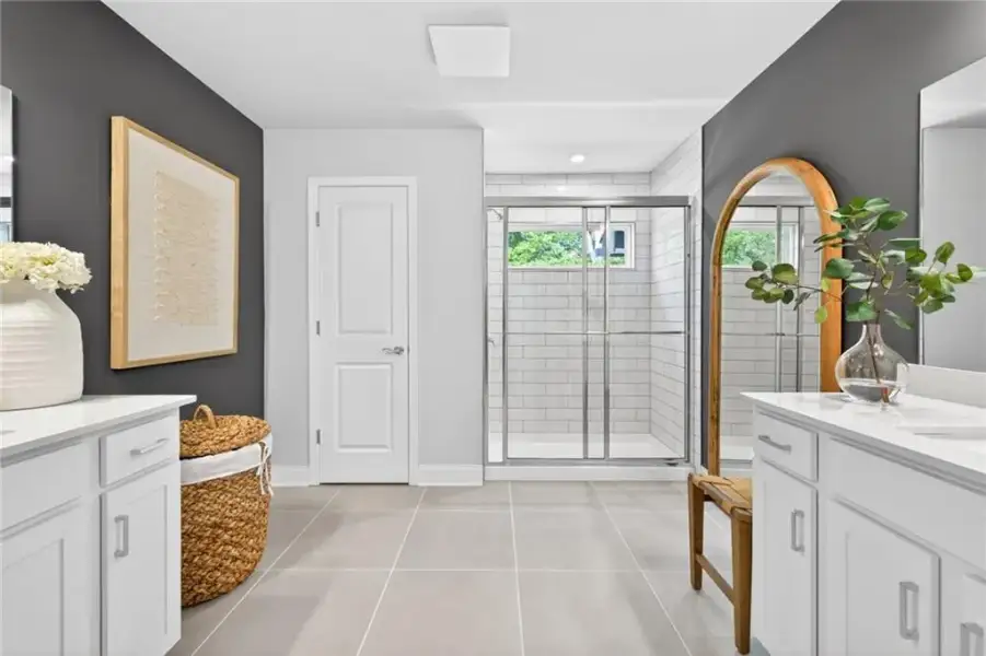 Furnished interior view inside a new home in Ansley Towns, Cumming (Image 26).