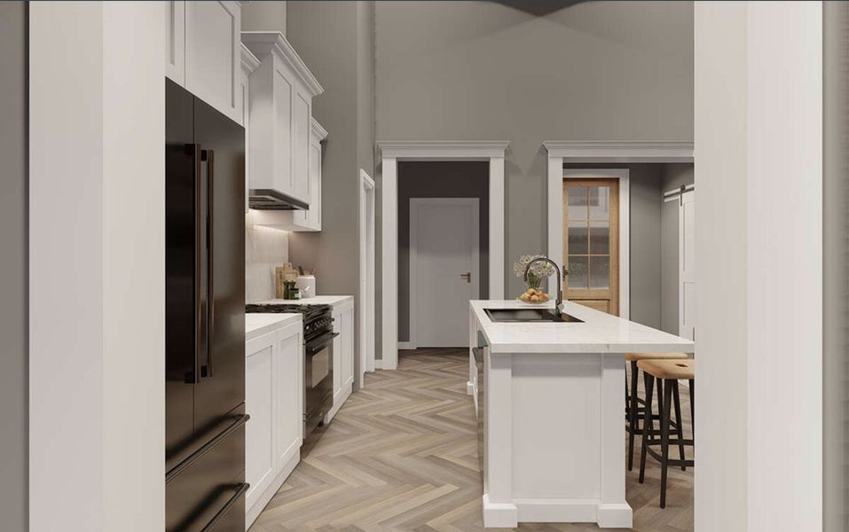 Representative furnished interior of a home built from the Sable by Zeal Home Builders in Oak Water Ranch, Granbury (Image 7).