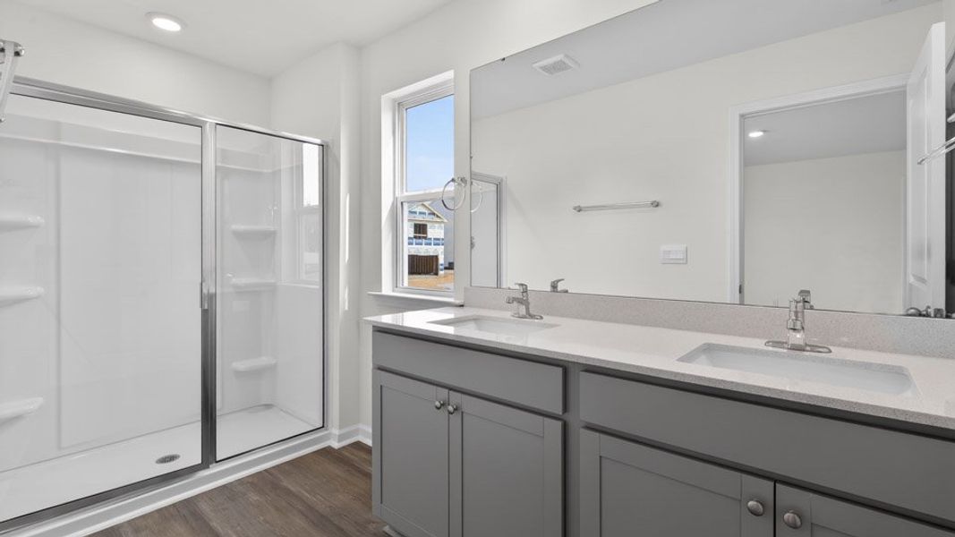 Furnished interior view inside a new home in Faircrest, Greensboro (Image 8).