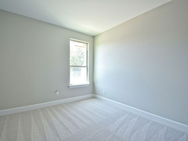 Representative unfurnished interior of a home built from the San Simeon I by Giddens Homes in Clearwater Ranch, Liberty Hill (Image 416).