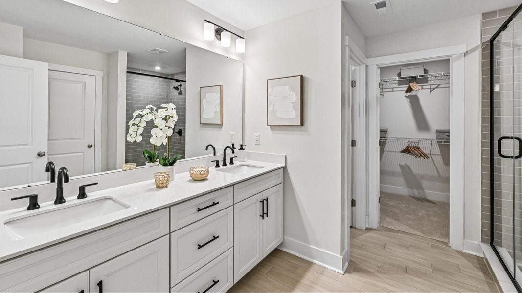 The Jordan Plan by DRB Homes in Lakeside Glen York SC - Primary Bathroom