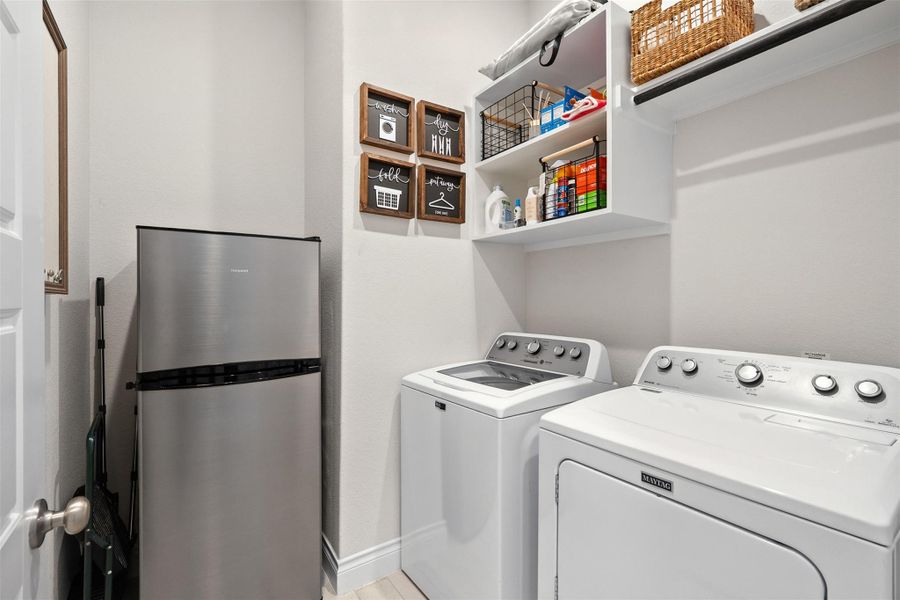 Furnished interior view inside a new home in Santa Rita Ranch 50', Liberty Hill (Image 31). Furnished interior view inside a new home in Santa Rita Ranch 50', Liberty Hill (Image 31).