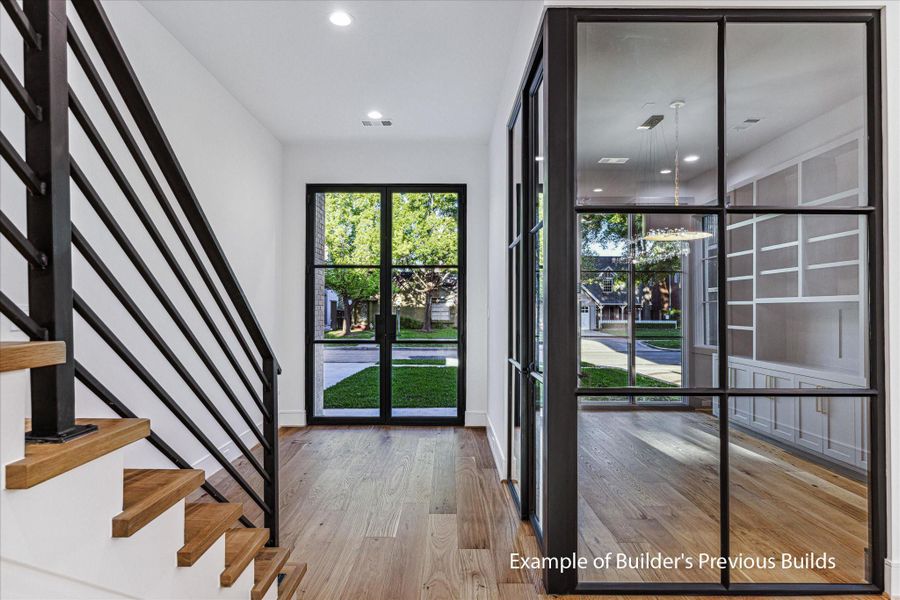 Example of builder's recent previous build.