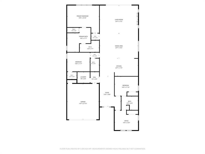2D floor plan layout of this home in , Dallas, TX (Image 4).