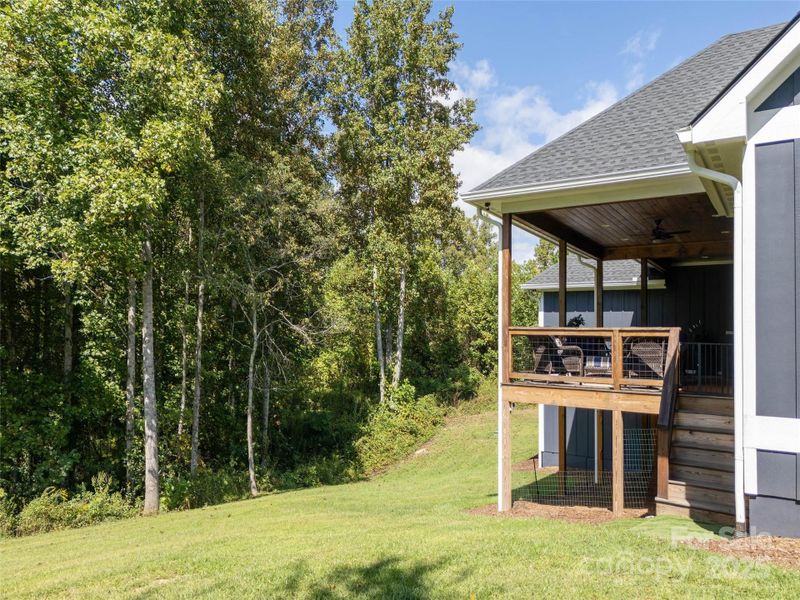 Front exterior of a new home in , Hendersonville, NC, highlighting curb appeal (Image 23).