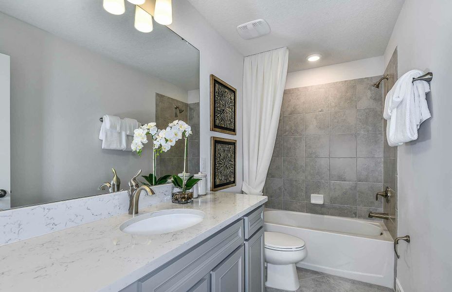 Furnished interior view inside a new home in The Landings at Saint Johns, St. Johns (Image 6).