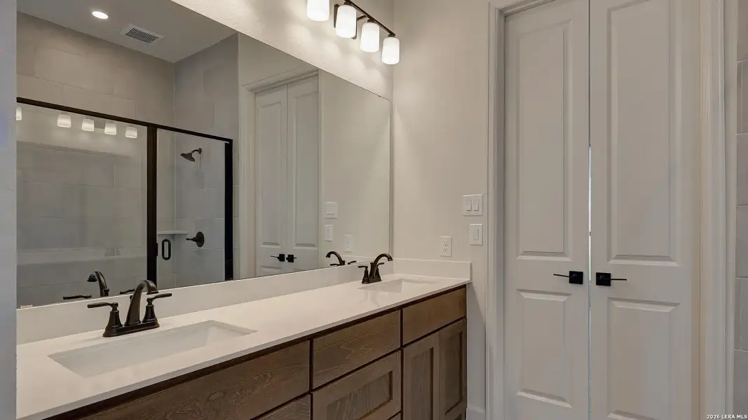 Furnished interior view inside a new home in Ladera, San Antonio (Image 16).