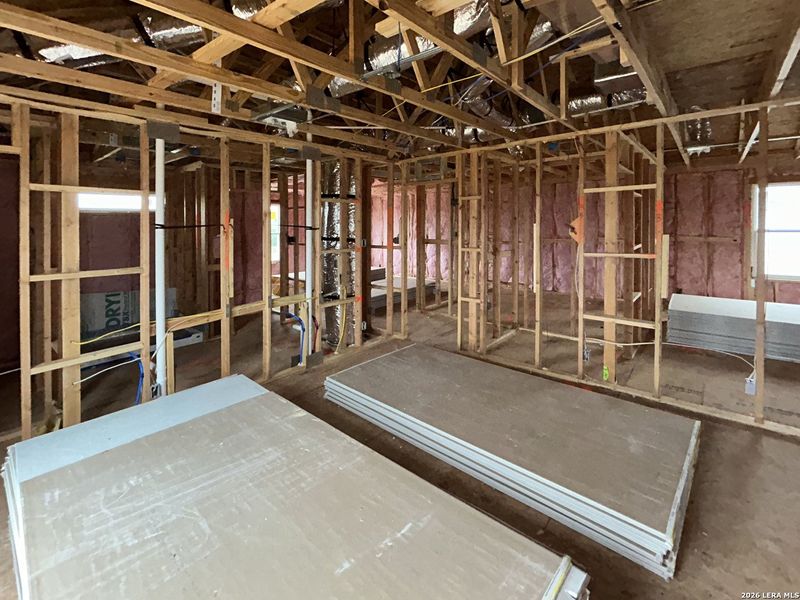 In-progress construction of a new home in Hennersby Hollow, San Antonio, TX (Image 12). In-progress construction of a new home in Hennersby Hollow, San Antonio, TX (Image 12).
