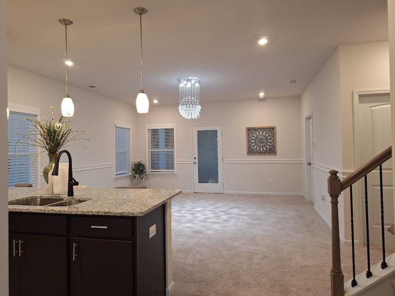 Furnished interior view inside a new home in , Cartersville (Image 9).