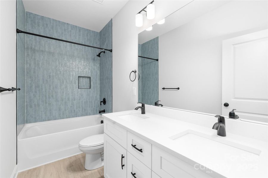 Furnished interior view inside a new home in , Charlotte (Image 16).