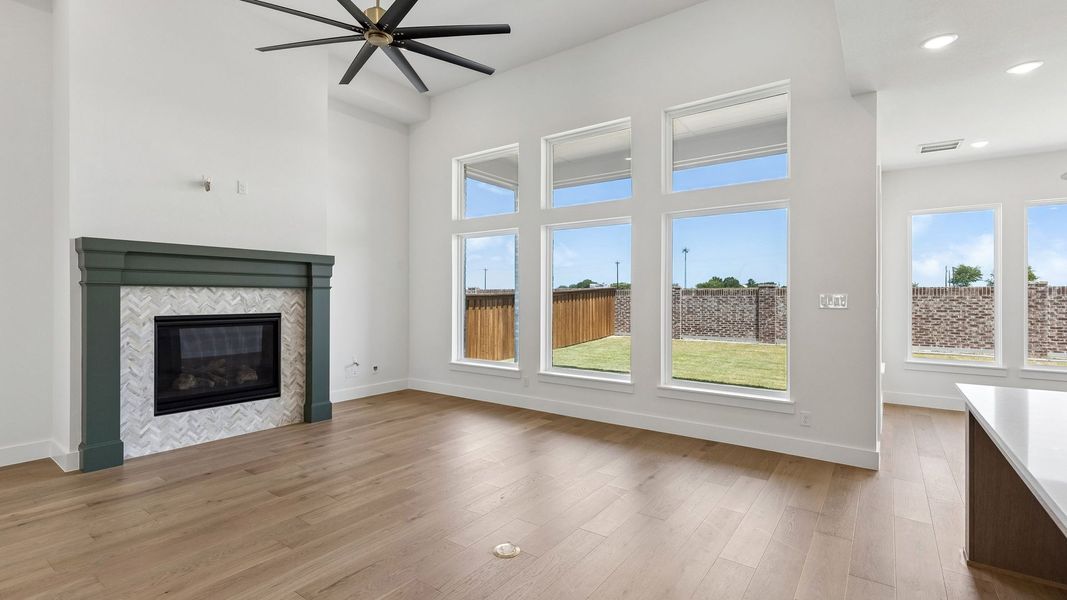 Representative unfurnished interior of a home built from the Custom by Southgate Homes in Prosper Ridge, Prosper (Image 13).