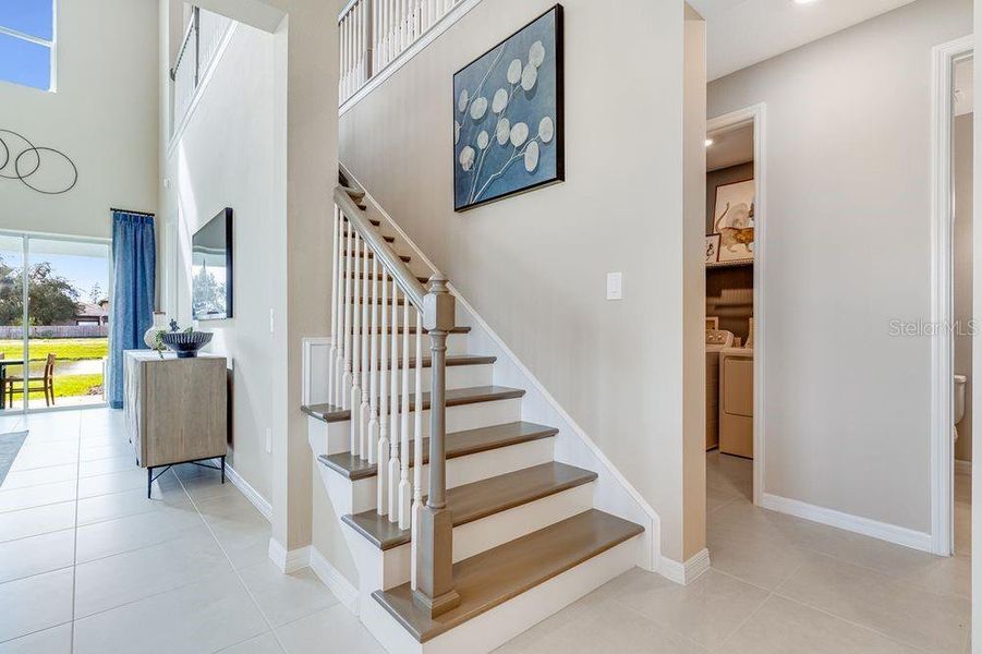 Furnished interior view inside a new home in Lochside, Mount Dora (Image 10). Furnished interior view inside a new home in Lochside, Mount Dora (Image 10).