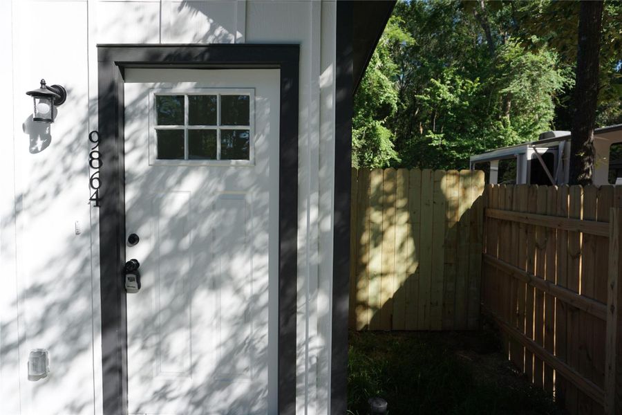 Exterior details and patio area of a home in , Willis (Image 20). Exterior details and patio area of a home in , Willis (Image 20).