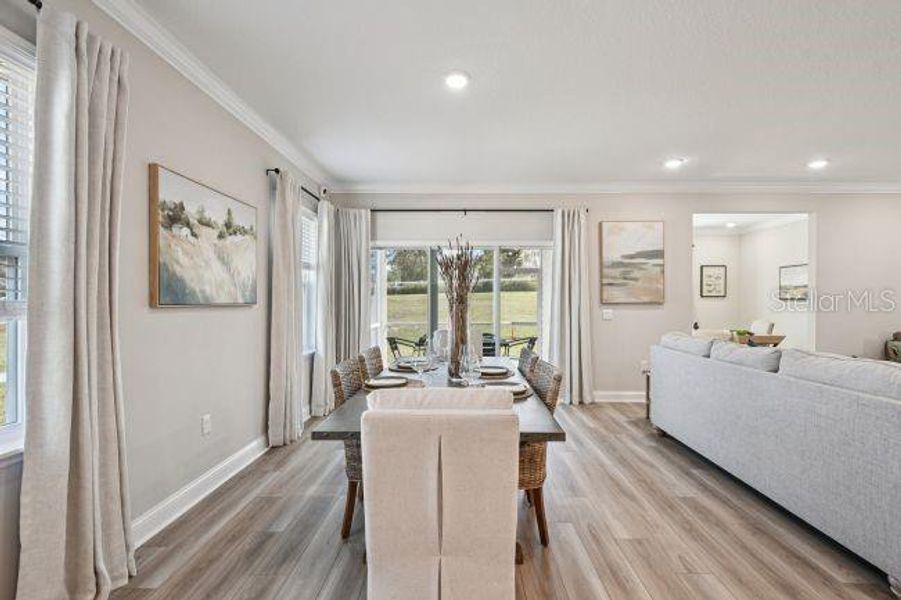 Furnished interior view inside a new home in Palm Coast, Palm Coast (Image 10). Furnished interior view inside a new home in Palm Coast, Palm Coast (Image 10).