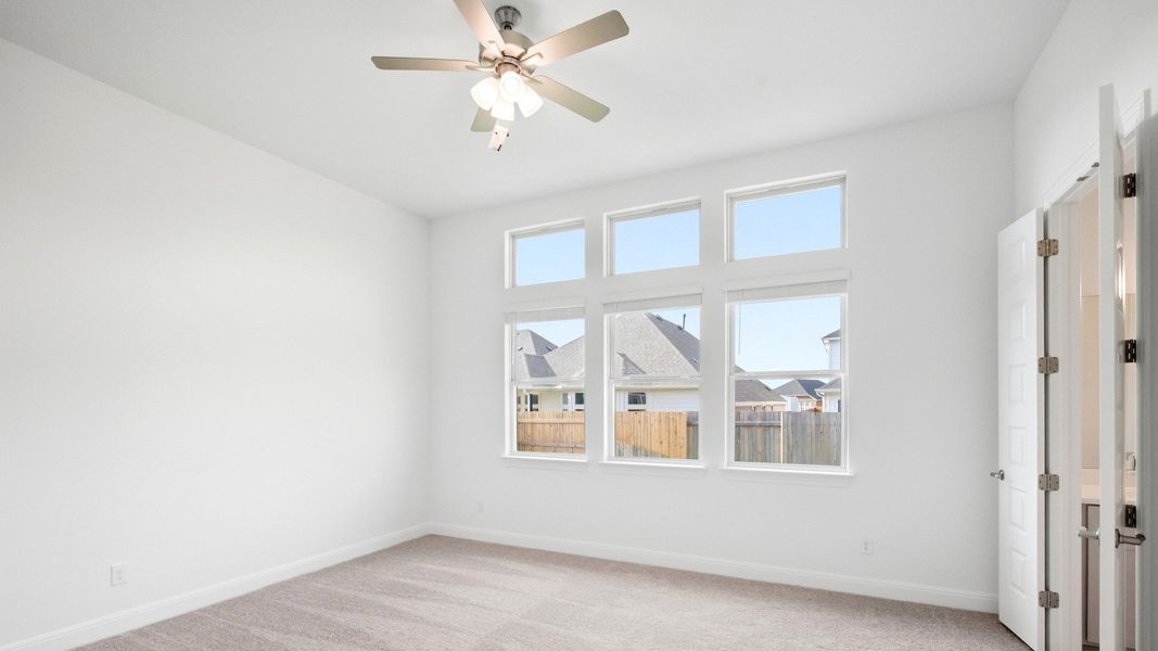 Furnished interior view inside a new home in Sunfield, Buda (Image 28). Furnished interior view inside a new home in Sunfield, Buda (Image 28).