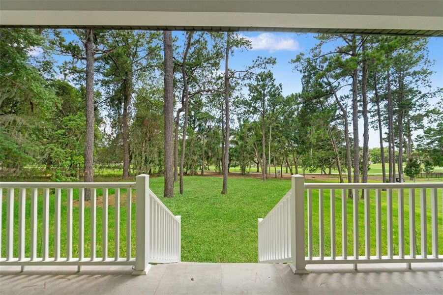 Exterior details and patio area of a home in Southern Hills Plantation, Brooksville (Image 29).
