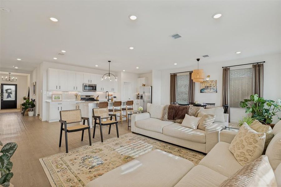 Furnished interior view inside a new home in Legacy Hills, Celina (Image 7).