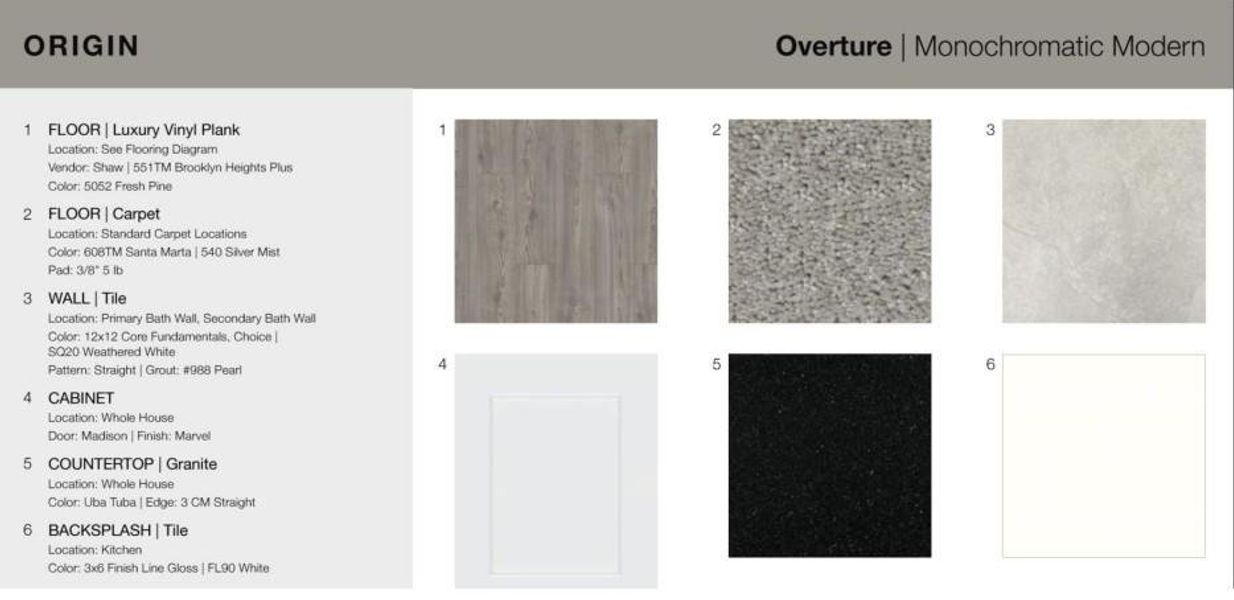 1509 Alana Falls Avenue design selections! This home is currently under construction and selections are subject to change.