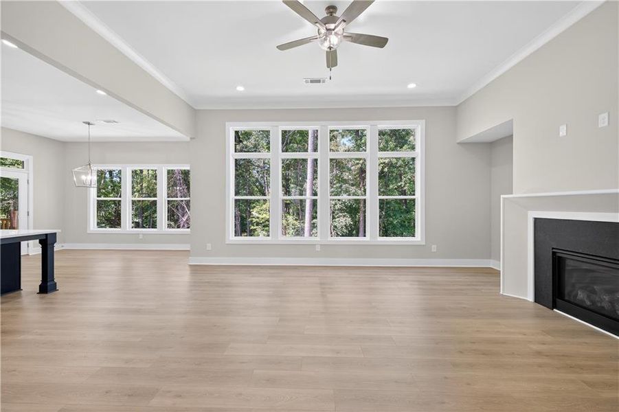 Furnished interior view inside a new home in , Cumming (Image 12). Furnished interior view inside a new home in , Cumming (Image 12).