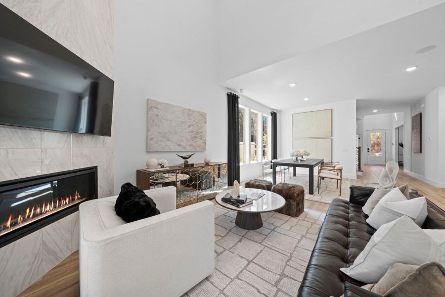 Representative furnished interior of a home built from the Iredell by Pulte Homes in Pulte Homes at Two Step Farm, Montgomery (Image 43). Representative furnished interior of a home built from the Iredell by Pulte Homes in Pulte Homes at Two Step Farm, Montgomery (Image 43).