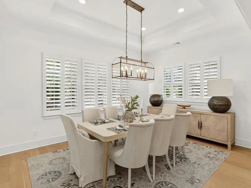 Representative furnished interior of a home built from the Montecito Ranch by Classica Homes in Riverchase Estates, Lancaster (Image 19).