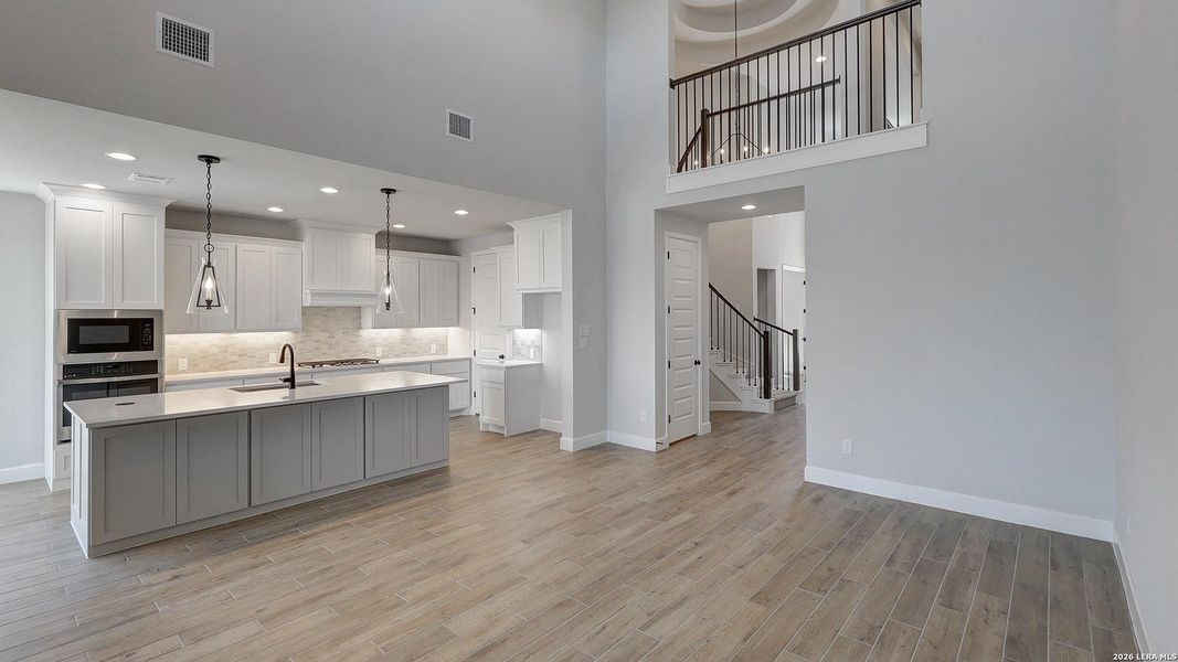 Furnished interior view inside a new home in Ladera, San Antonio (Image 15).