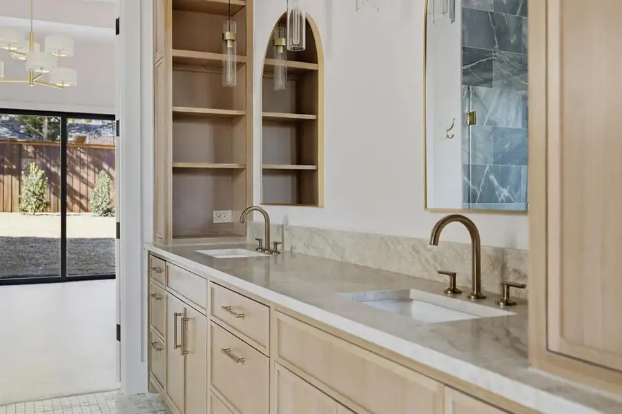 Furnished interior view inside a new home in , Dallas (Image 5).