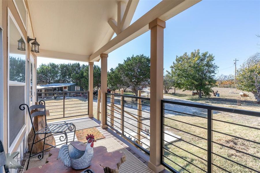 Exterior details and patio area of a home in , Abilene (Image 21).
