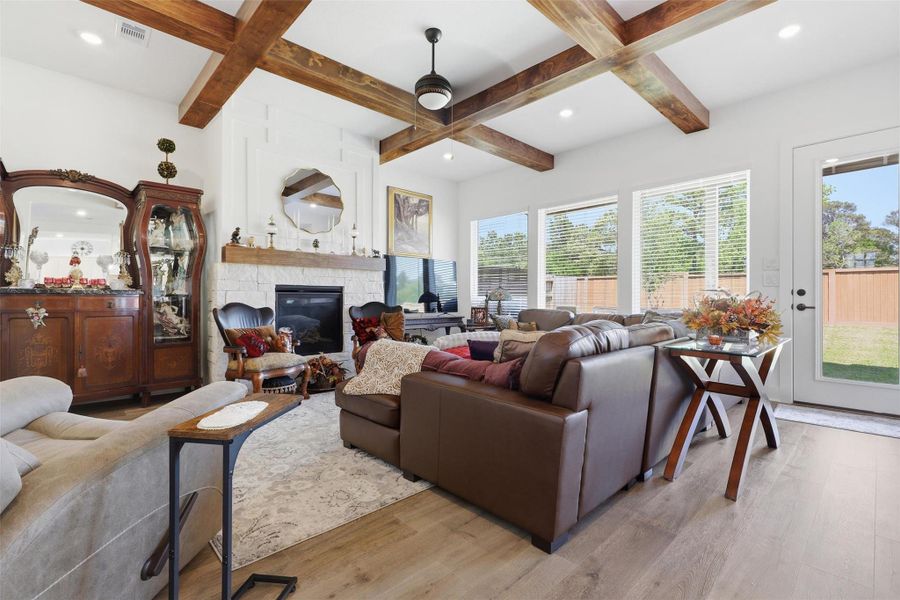 Furnished interior view inside a new home in Magnolia Woods - 70', Magnolia (Image 15).