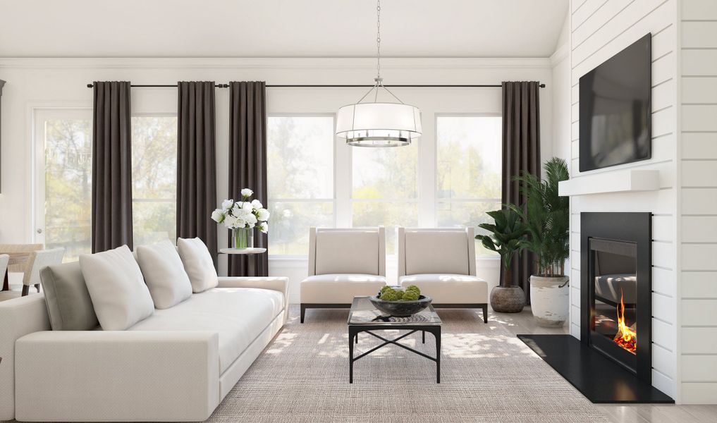 Representative furnished interior of a home built from the Belfast ESP by K. Hovnanian® Homes in Sterling Greene, Arlington (Image 8).