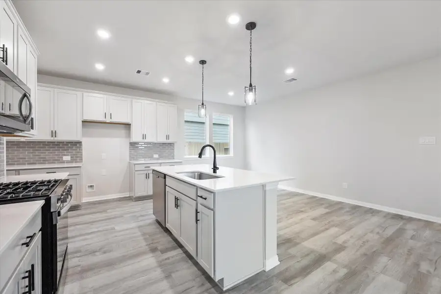 Furnished interior view inside a new home in Elyson, Katy (Image 6).