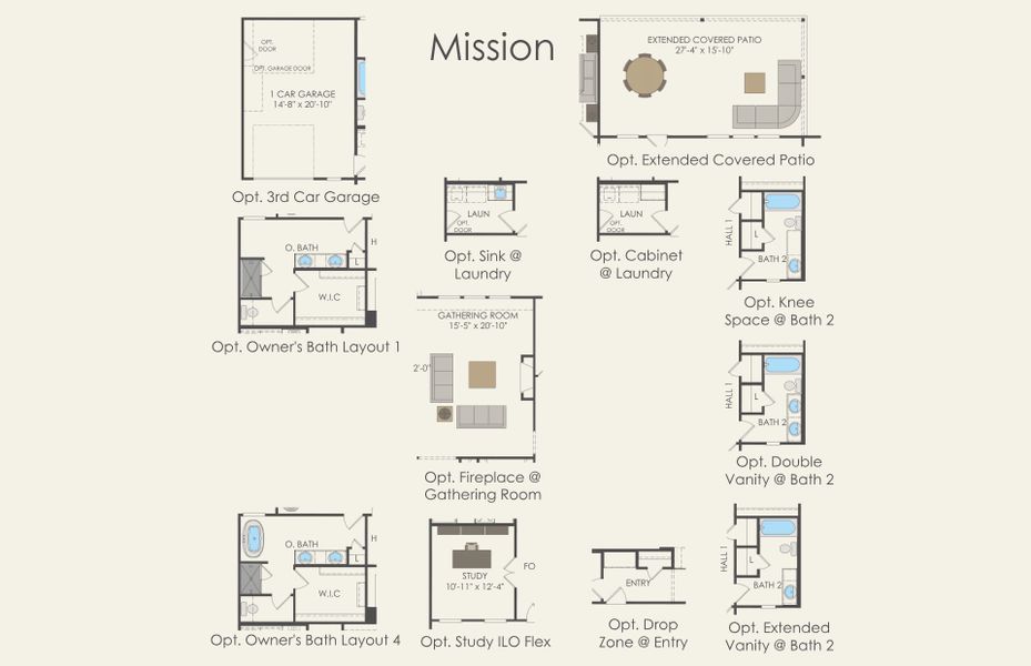 2D floor plan layout for the Mission by Centex in Wildwood Reserve, San Antonio, TX (Image 2). 2D floor plan layout for the Mission by Centex in Wildwood Reserve, San Antonio, TX (Image 2).