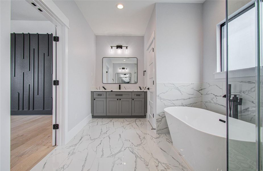Furnished interior view inside a new home in , Houston (Image 12).