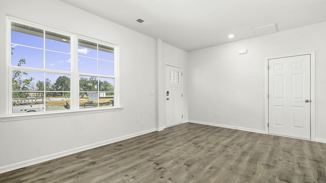 Representative unfurnished interior of a home built from the WINSTON by D.R. Horton in The Preserve at Kinsley, Jamestown (Image 9).