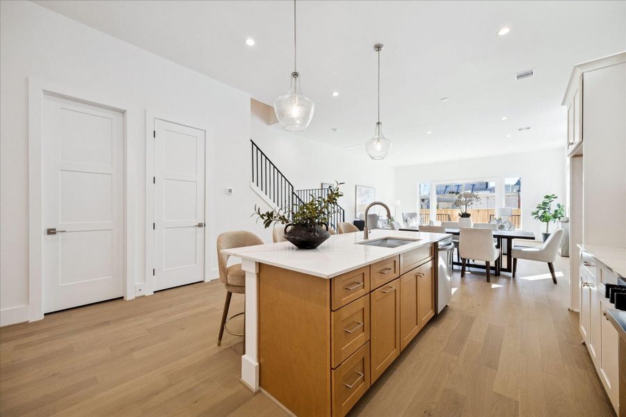 Furnished interior view inside a new home in , Houston (Image 4).