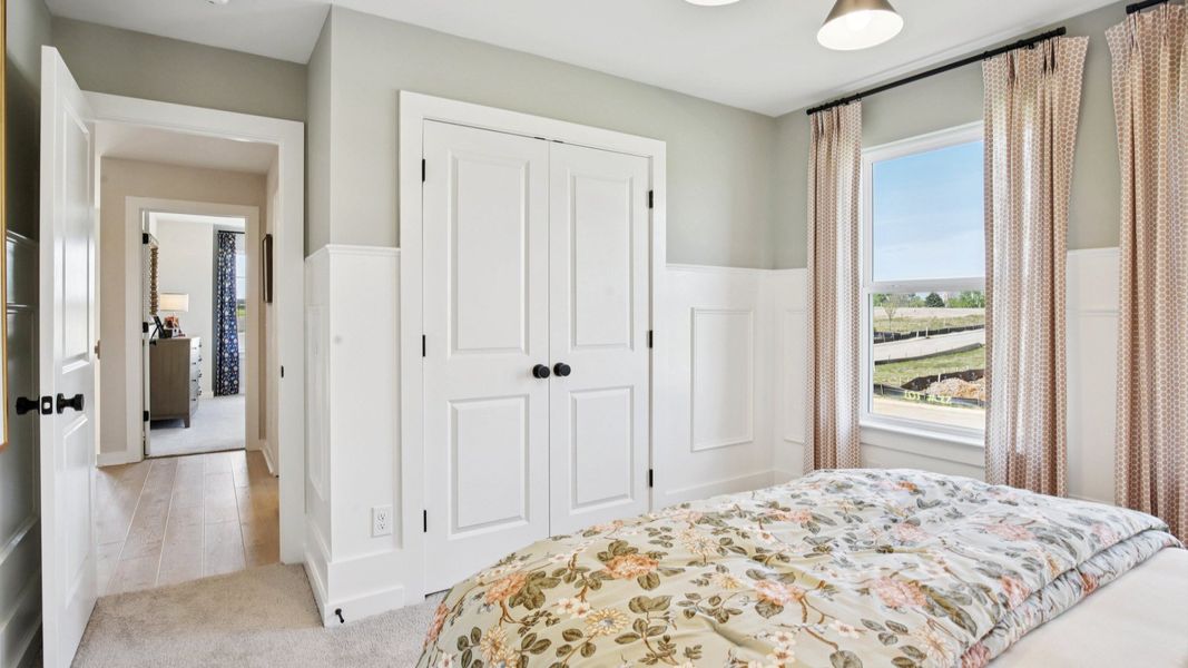 Representative furnished interior of a home built from the Lassiter by DRB Homes in Cottages of Bearwood, Mount Pleasant (Image 43).