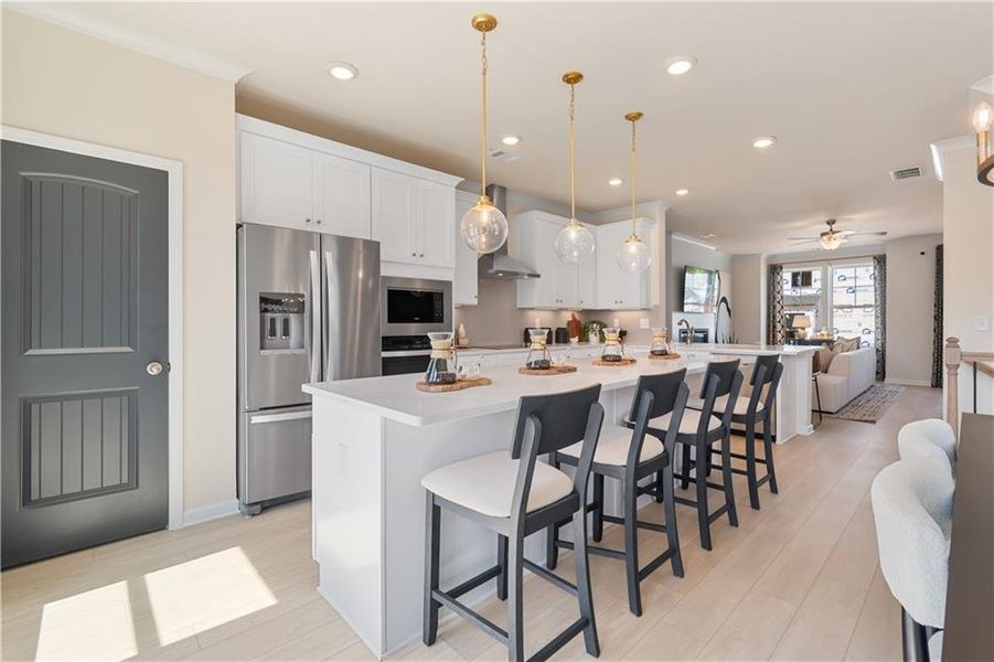 Furnished interior view inside a new home in Silverock, McDonough (Image 20).