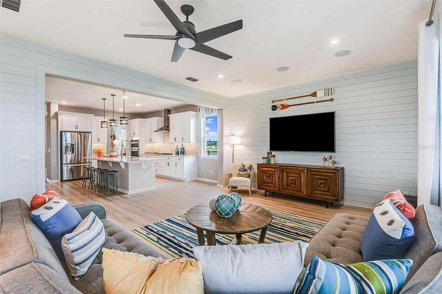Furnished interior view inside a new home in Estates at Lake Jesup, Sanford (Image 10).