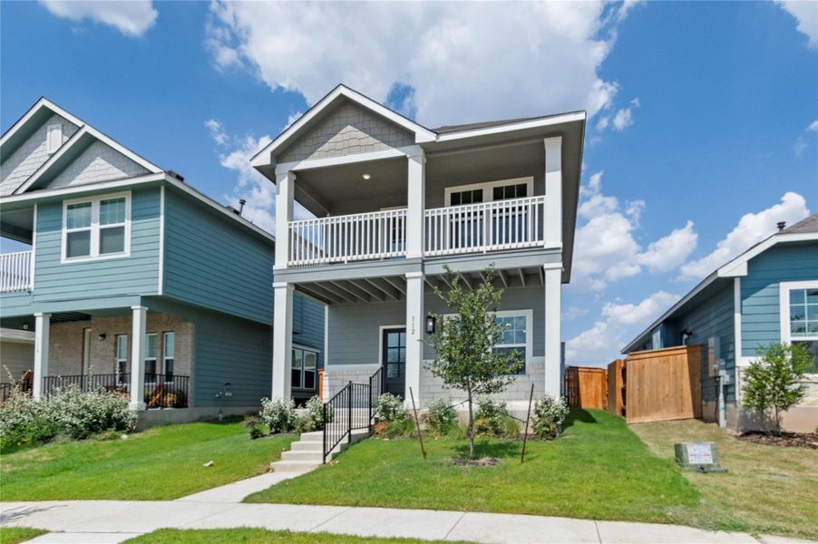 View of front of home with covered porch View of front of home with covered porch