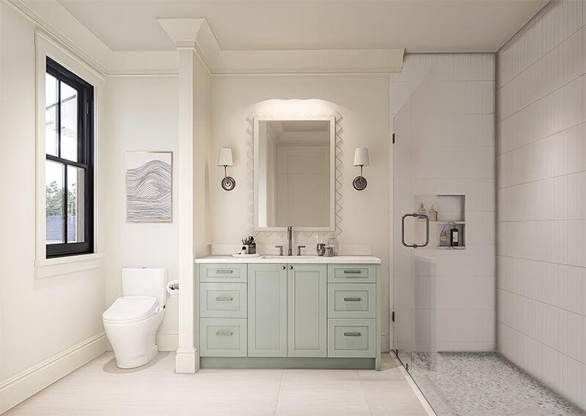 Furnished interior view inside a new home in , Mount Pleasant (Image 2).