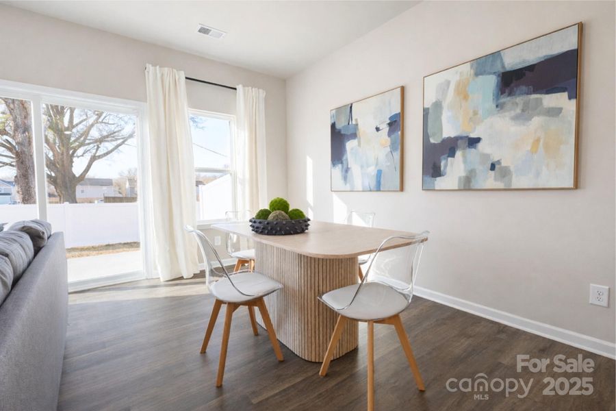 Furnished interior view inside a new home in , Charlotte (Image 16).
