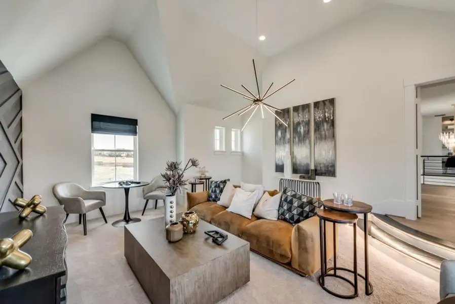 Representative furnished interior of a home built from the Grand Silverleaf by Grand Homes in Grand Oaks, Celina (Image 17).