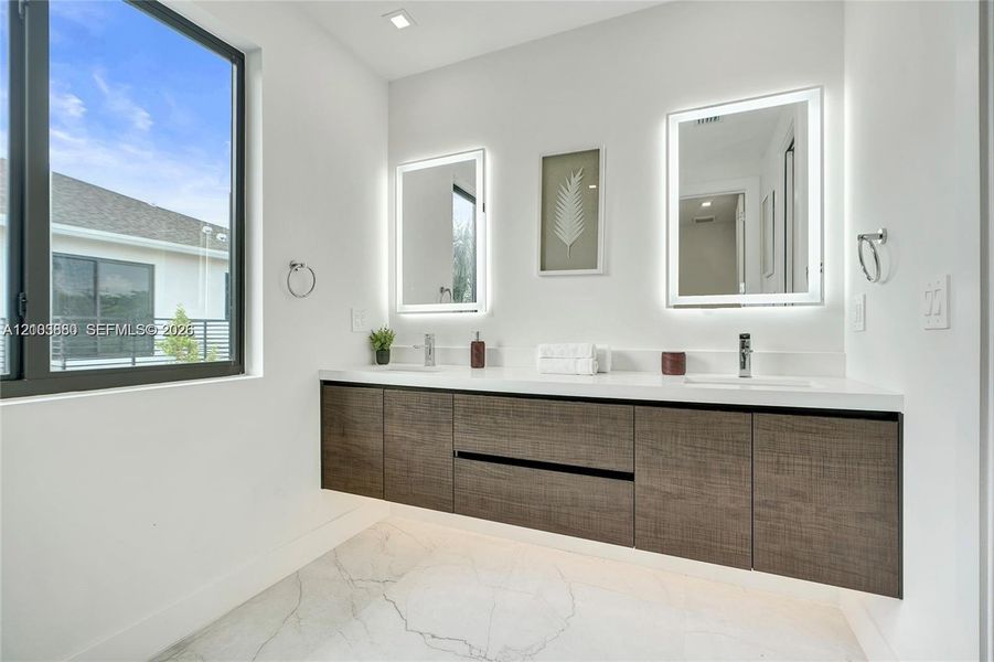 Furnished interior view inside a new home in , Dania Beach (Image 32).