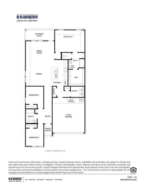 2D floor plan layout of this home in Turnbo Ranch, Killeen, TX (Image 2). 2D floor plan layout of this home in Turnbo Ranch, Killeen, TX (Image 2).