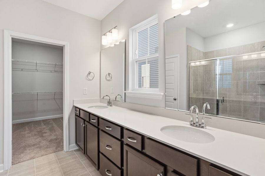 Furnished interior view inside a new home in Renaissance at White Oak, Garner (Image 12).